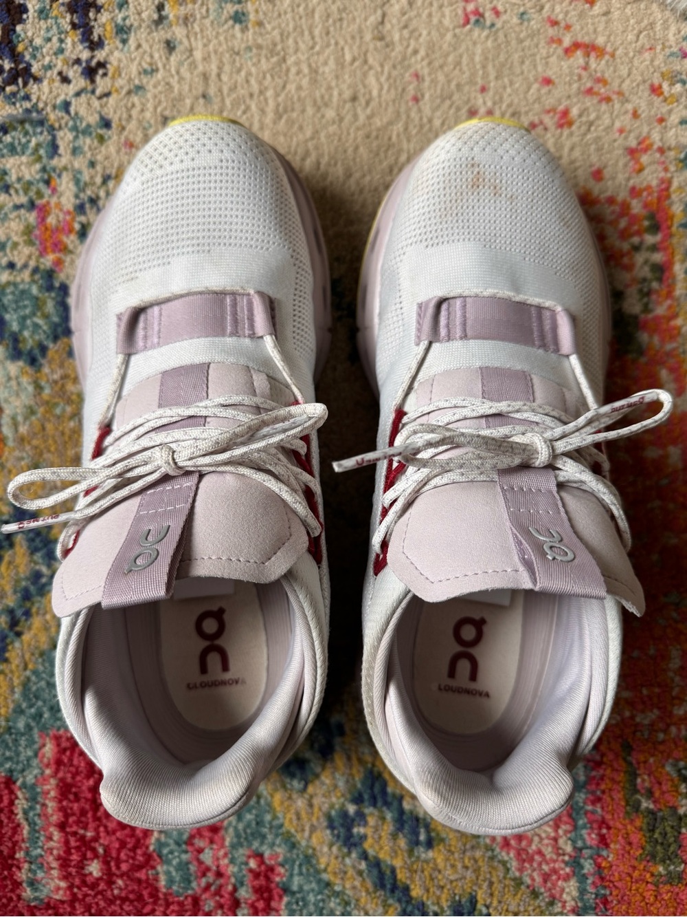 On Running Cloudnova sneakers in undyed-white|fade, 8.5W